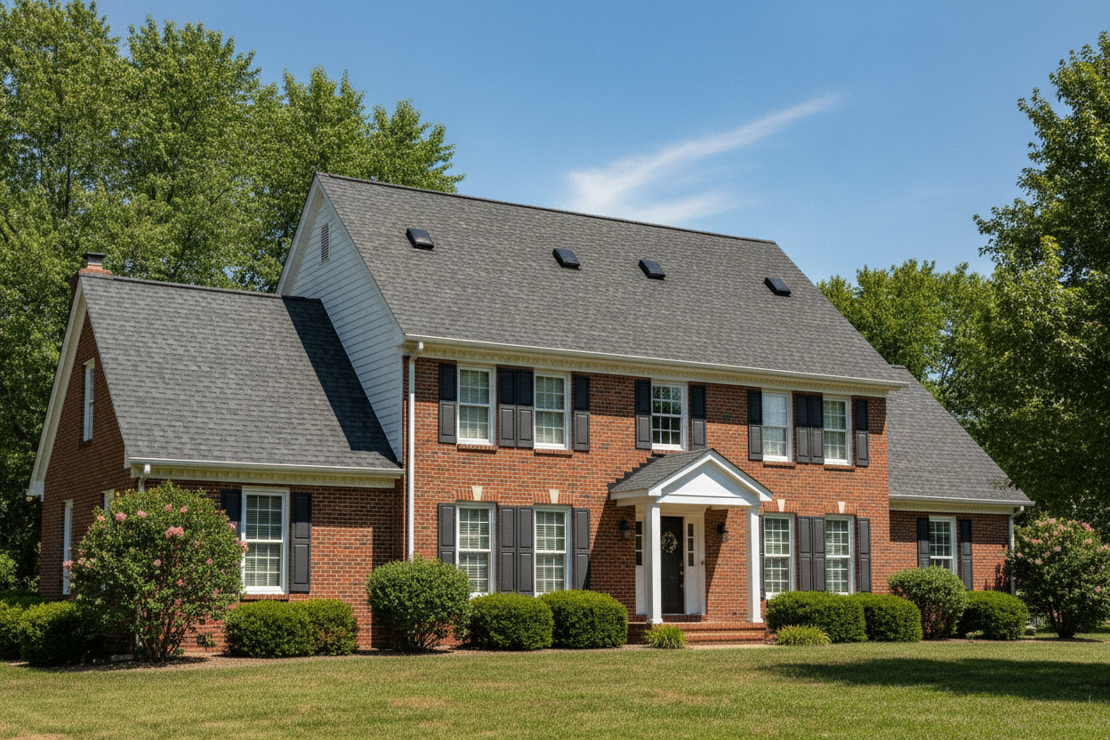 Completed roof replacement