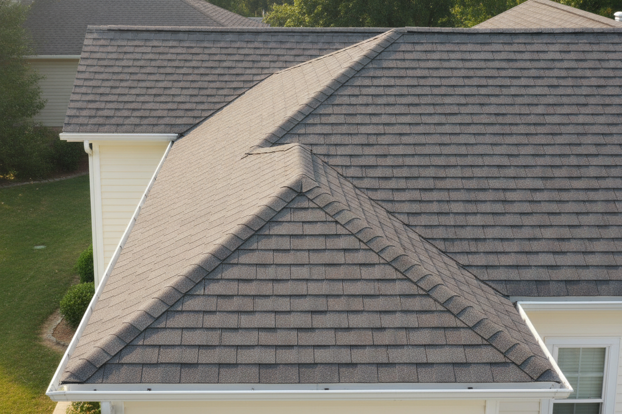 Residential roofing project